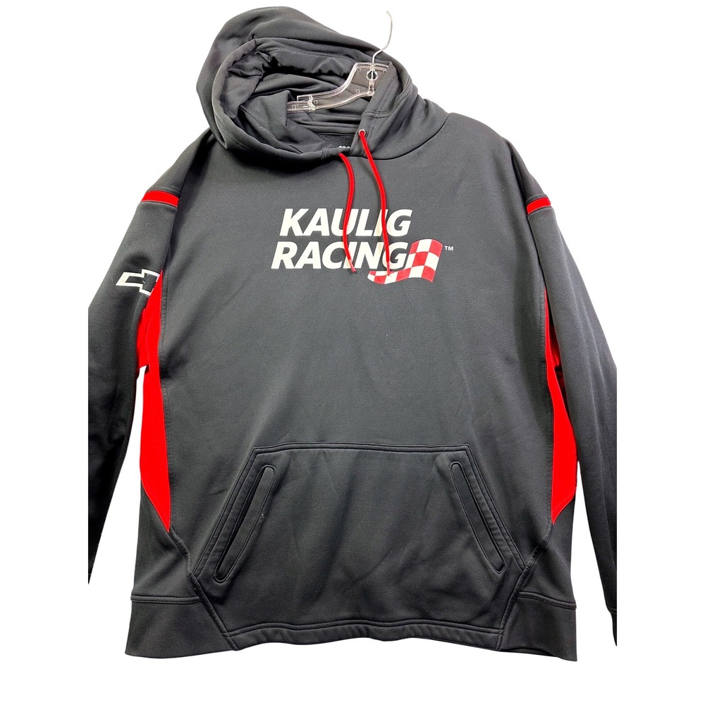 Kaulig Racing Chevrolet Black Red Hoodie Mens XXL Pullover Sweatshirt - Picture 1 of 12